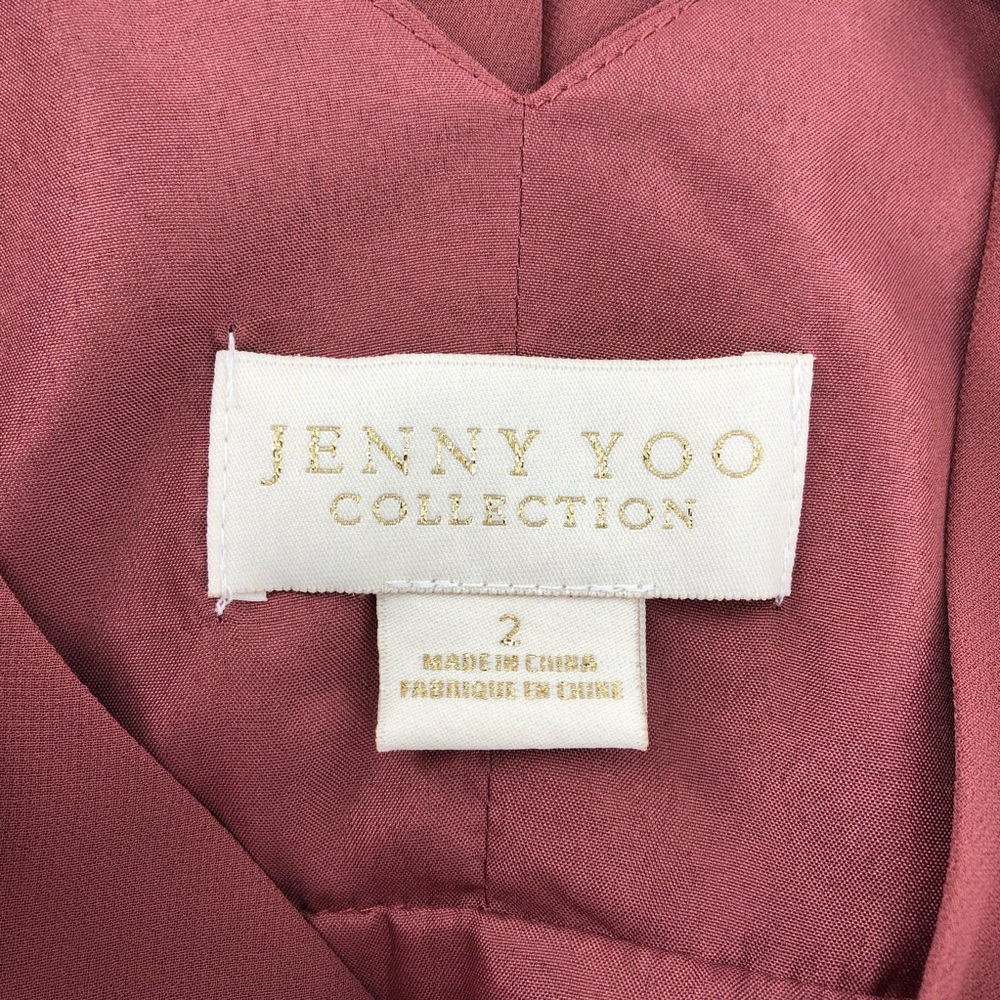 Jenny Yoo Collection Mauve Wrap Dress, NWT - Picture 8 of 10